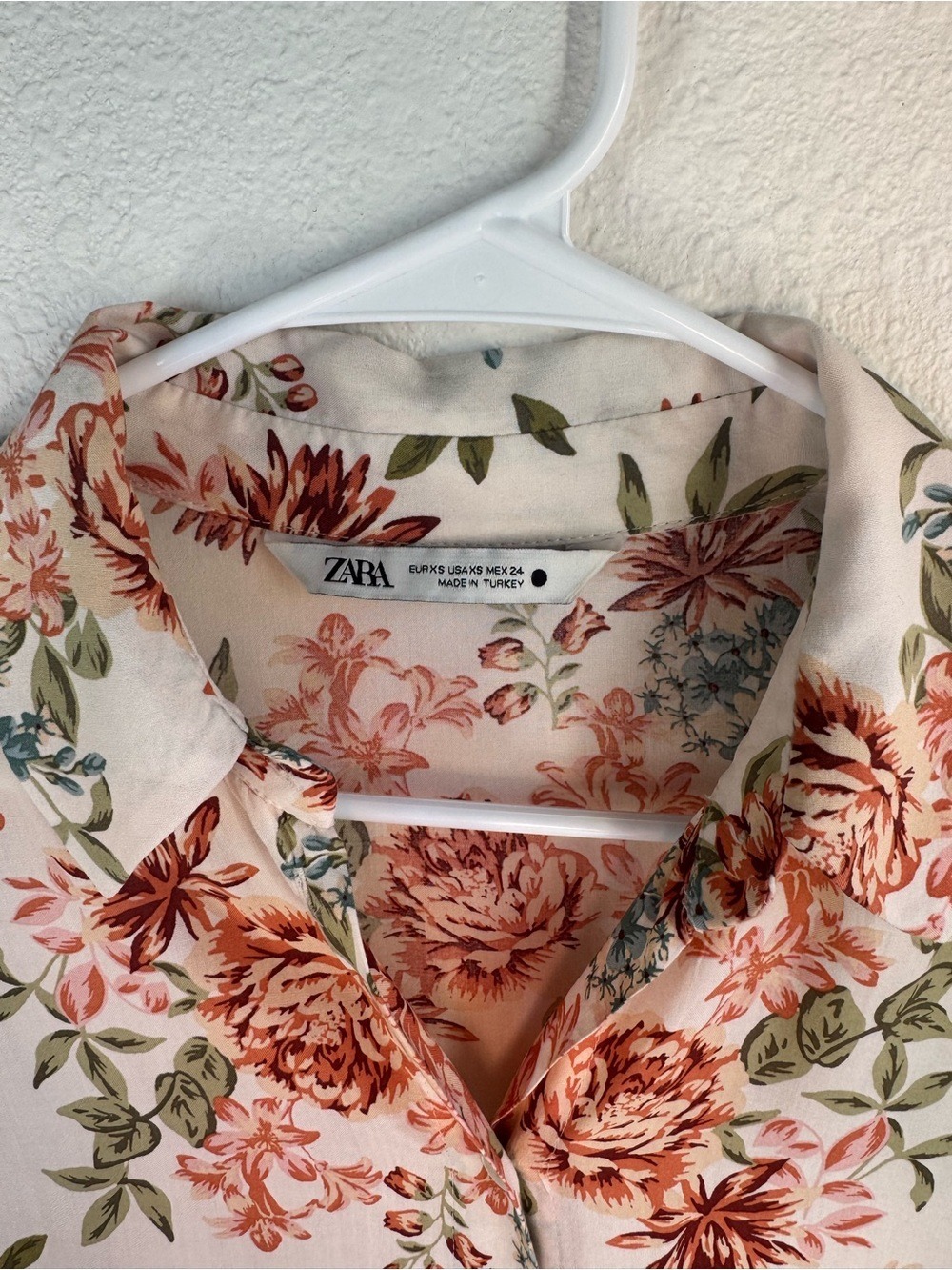 ZARA Prairie Floral Button Front Dress - Picture 7 of 17